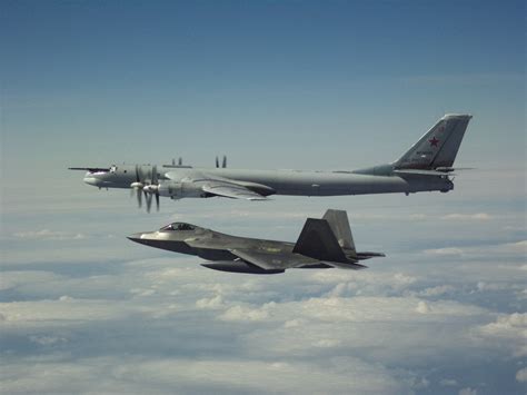 The long-range bombers, which can carry nuclear weapons, were also tracked by U.S. F-22 jets based out of Alaska, said North American Aerospace Defence Command spokeswoman Maj. Jennifer Stadnyk.